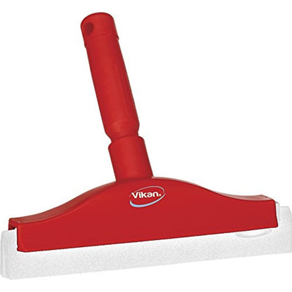 Vikan 77515 Squeegee,Fixed Head,Bench,10",PP/RB,White