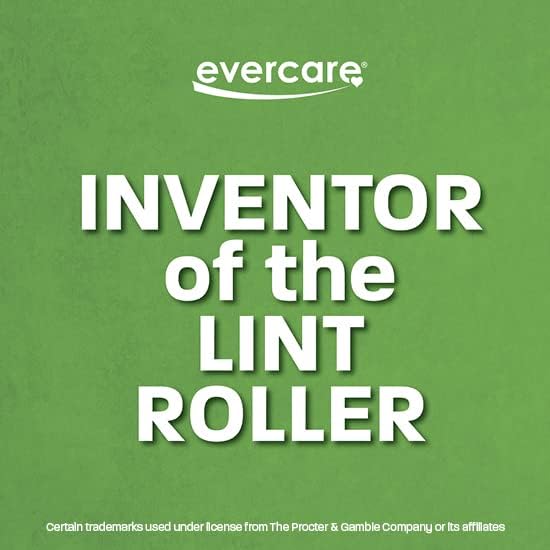 Evercare Gain Scented All-Purpose Lint Roller Brushes with 50 Sheets, Pack of 3 Manual Refillable Lint Rollers with Gain Scent (150 Sheets Total)
