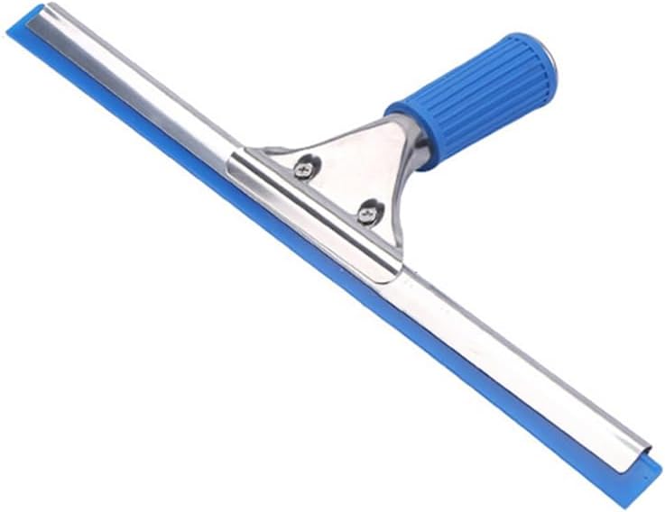 45cm 18in Grip Glass Squeegee for Window Cleaning,Stainless Steel All Purpose Squeegee with Non-Slip Handle for Shower Doors Window Car Mirror Glass (18in/45cm, Black)