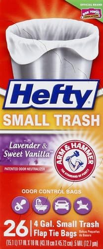 Hefty Small Trash Bags, Fabuloso Scent, 4 Gallon, 52 Count