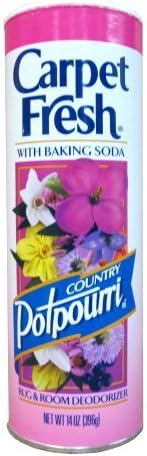 Carpet Fresh Rug & Room Deodorizer with Baking Soda, Country Potpourri 14 oz (396 g)