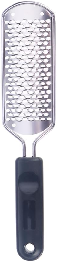 Housoutil Professional Grater, Foot File Foot Scrubber Pedicure, Callus Remover Stainless Steel Pedicure Rasp Feet Cheese Grater Heel Scraper Care for Scraper Corns Callous Removers Cracked Dead