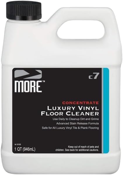 MORE Luxury Vinyl Floor Cleaner for Vinyl Plank Flooring - Ready to Use, Daily Cleaning Formula for Tile, Vinyl Surfaces [Gallon / 128oz]