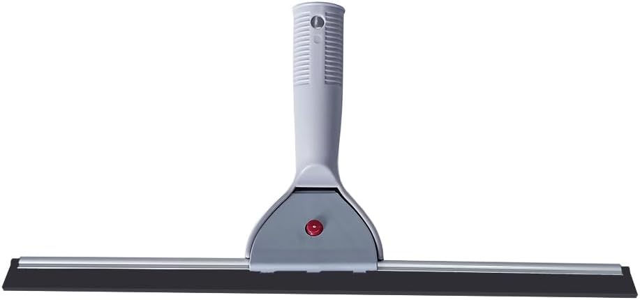18" Heavy Duty Window Cleaning Squeegee Handheld Scraper for Glass Doors, Windows, Car Windshields (Black, 18IN/45CM)