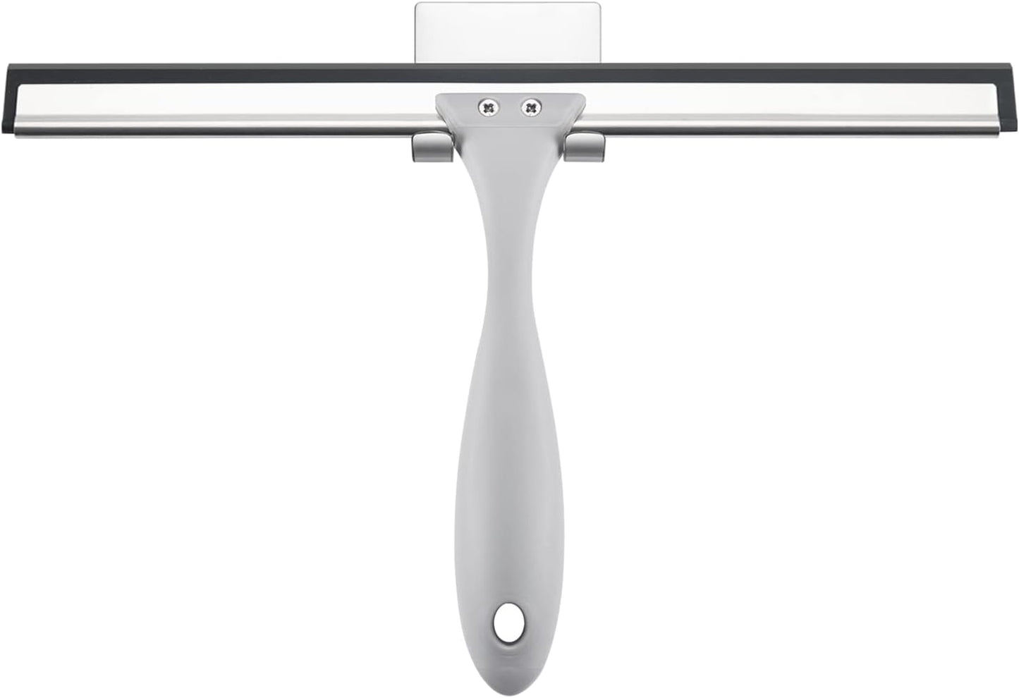 AmazerBath Squeegee for Shower Glass Door, All-Purpose Squeegee with Hook for Shower Doors, Windows, Mirrors, Tiles and Car Glass, 10 Inches