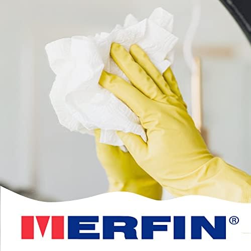 Merfin Mates Pre-Moistened Surface Cleaning Wipes for Center Pull Dispenser - 450 Cleaning Wipes per Roll, 900 Wipes per case, (2 Pack)