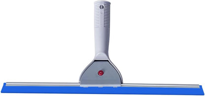 18" Heavy Duty Window Cleaning Squeegee Handheld Scraper for Glass Doors, Windows, Car Windshields (Black, 18IN/45CM)