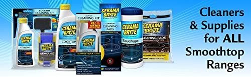 Cerama Bryte Removes Tough Stains Cooktop and Stove Top Cleaner for Glass - Ceramic Surfaces, 18 Ounces, 2 Pack