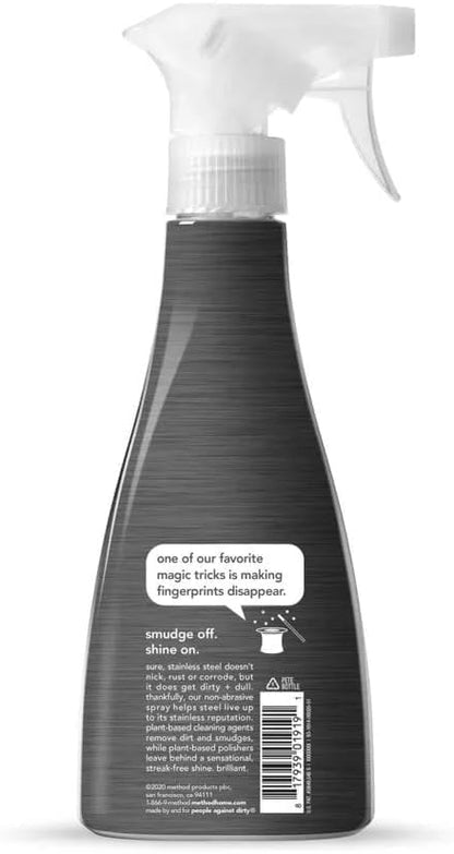 Method Stainless Steel Cleaner, Apple Orchard, 14 OZ (Pack of 1)