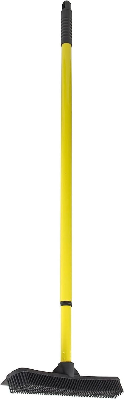 FURemover Pet Hair Removal Rubber Broom, 61" Telescopic Handle