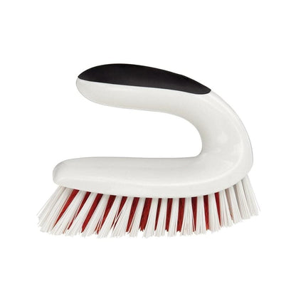 OXO Good Grips All-Purpose Scrub Brush – 2-Pack, Crevice Cleaning, Bathroom Cleaning, Scrub Brush with Handle, Brushes to Scrub Your Kitchen or bathrooms
