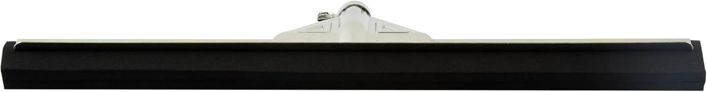 Restaurantware-SQUEEGEE ONLY: Clean Tek Professional 29.92 Inch Floor Squeegee, 1 Broom With Double Rubber Blade - Handle Sold Separately, Heavy-Duty, Steel Wiper For Concrete Floor