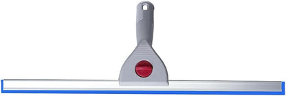 18" Heavy Duty Window Cleaning Squeegee Handheld Scraper for Glass Doors, Windows, Car Windshields (Black, 18IN/45CM)