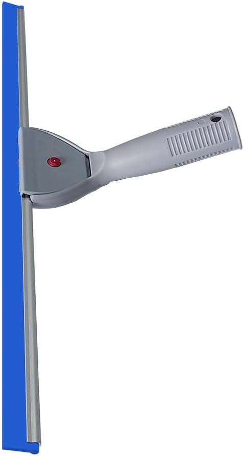 18" Heavy Duty Window Cleaning Squeegee Handheld Scraper for Glass Doors, Windows, Car Windshields (Black, 18IN/45CM)