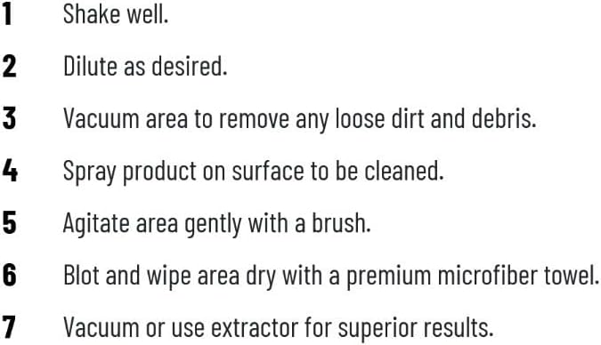 Chemical Guys Foaming Citrus Fabric Clean Drill Brush Kit - High Foaming Stain and Odor Remover, Upholstery, Floor Mat & Car Carpet Cleaner, Deep Cleans & Deodorizes, Citrus Scent - 16 fl oz