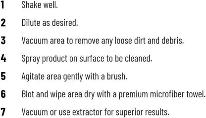 Chemical Guys Foaming Citrus Fabric Clean Drill Brush Kit - High Foaming Stain and Odor Remover, Upholstery, Floor Mat & Car Carpet Cleaner, Deep Cleans & Deodorizes, Citrus Scent - 16 fl oz