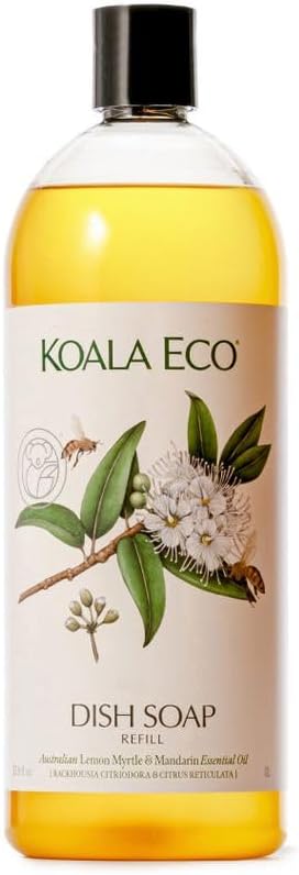 Koala Eco Dish Soap - with Australian Lemon Myrtle & Mandarin Essential Oil - 16oz