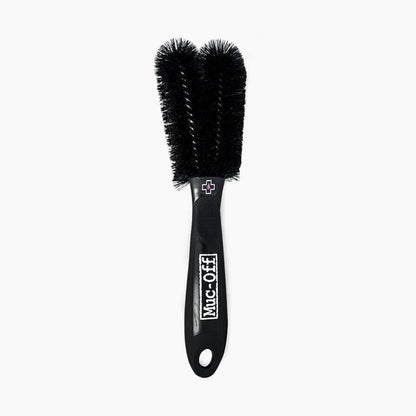 Muc-Off 220 3 Piece Premium Brush Kit - Includes 3 Bike Cleaning Brushes With Durable Nylon Bristles And Ergonomic Rubberised Handles To Minimise Impact