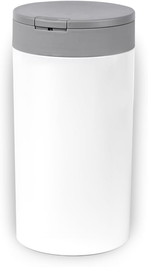 Inevibe Disinfecting Wipes Dispenser - Push Button Decorative Holder for Standard Cleaning Wipes Container, Use in Kitchen Countertop, Bathroom, Classroom (White)