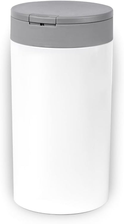 Inevibe Disinfecting Wipes Dispenser - Push Button Decorative Holder for Standard Cleaning Wipes Container, Use in Kitchen Countertop, Bathroom, Classroom (White)