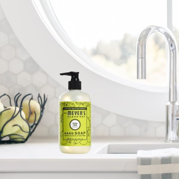 Mrs. MEYER'S Kitchen Set, Dish Soap, Hand Soap, and Multi-Surface Cleaner, 3 CT (Snowdrop)