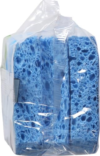 Scotch-Brite Scrub Dots Non-Scratch Scrub Sponge, Rinses Clean, for Washing Dishes and Cleaning Kitchen, 3 Scrub Sponges