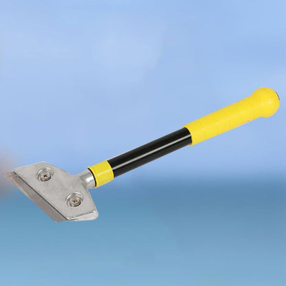 FOMIYES Heavy-Duty Glass Cleaning Scraper Tool Ergonomic Cooktop and Window Cleaner with Ribbed Control for Safe Use for Stovetop Tiles and Adhesive Removal