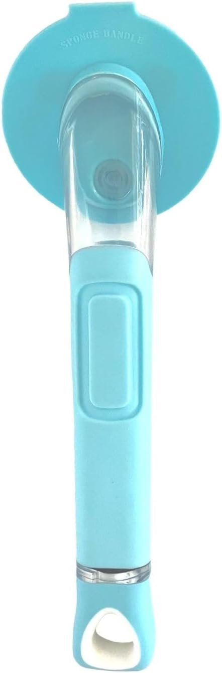 The Original Smiling Handle with Soap Dispensing for Scrub Daddy (Reg. TM) Sponge and Scrub Moji Sponge (White)