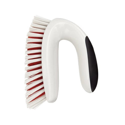 OXO Good Grips All-Purpose Scrub Brush – 2-Pack, Crevice Cleaning, Bathroom Cleaning, Scrub Brush with Handle, Brushes to Scrub Your Kitchen or bathrooms