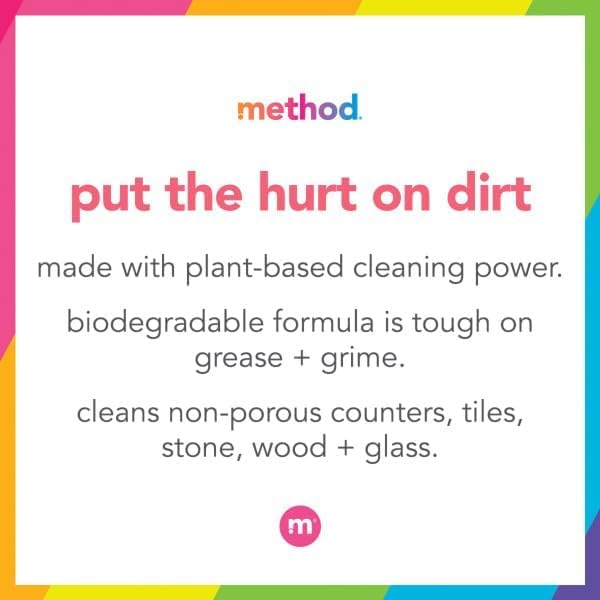 Method All-Purpose Cleaner Variety Pack, Pink Grapefruit, French Lavender, Lime + Sea Salt, 28 Fl Oz each, 3 CT