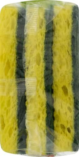 Scotch-Brite Heavy Duty Scrub Sponge, 9 Kitchen Sponges Designed for Tough Messes in the Kitchen that Last 3X Longer*, Best for Cast Iron Skillets and Outdoor Grills, Flexible, Durable, and Strong