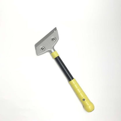 FOMIYES Heavy-Duty Glass Cleaning Scraper Tool Ergonomic Cooktop and Window Cleaner with Ribbed Control for Safe Use for Stovetop Tiles and Adhesive Removal