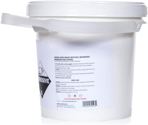 Pure Lye 1 lb - Unique Sodium Hydroxide Beads | Drain Opener & Soap Making | Biodegradable, Eco-Friendly (30-500)