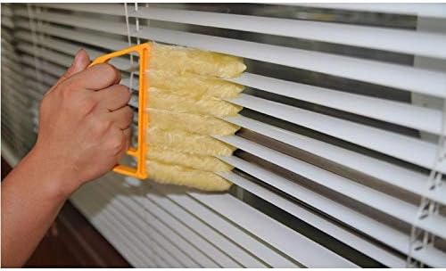 Chris.W 2Pack Window Blind Cleaner Duster Brush Microfiber Blind Cleaner Tools for Window Shutters Blind Air Conditioner Jalousie Dust