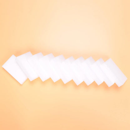 Hagsnec Melamine Sponge magical Sponge rub Melamine Cleaner Eco-Friendly white Kitchen magical Sponge rub 10 * 6 * 2 cm 100 pcs