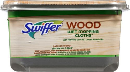 Swiffer Heavy Duty Mop Wet Multi-Surface Cloth Refills for Floor Mopping and Cleaning, Hardwood Floor Cleaner, 20 count