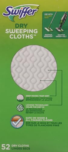 Swiffer Sweeper Dry Sweeping Pad, Multi Surface Refills for Dusters Floor Mop, with Febreze Lavender, 32 count