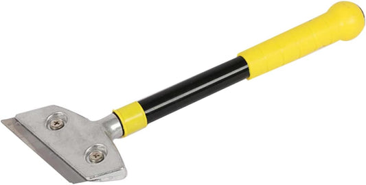 FOMIYES Heavy-Duty Glass Cleaning Scraper Tool Ergonomic Cooktop and Window Cleaner with Ribbed Control for Safe Use for Stovetop Tiles and Adhesive Removal