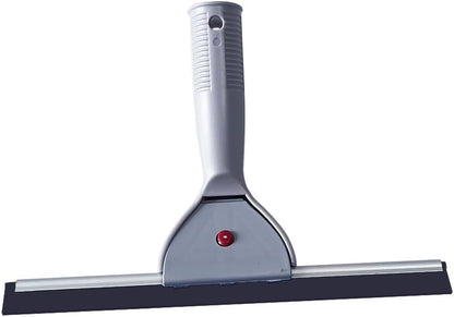 18" Heavy Duty Window Cleaning Squeegee Handheld Scraper for Glass Doors, Windows, Car Windshields (Black, 18IN/45CM)