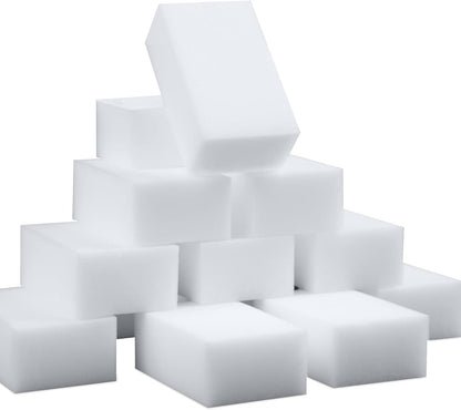 10 Pack Magic Sponge Eraser 3X Thick and Long Lasting Melamine Cleaning Sponges in Bulk - Multi Surface Scrubber Foam Cleaning Pads - Bathtub, Floor, Baseboard, Bathroom, Wall Cleaner （3.9*2.5*1.1in）