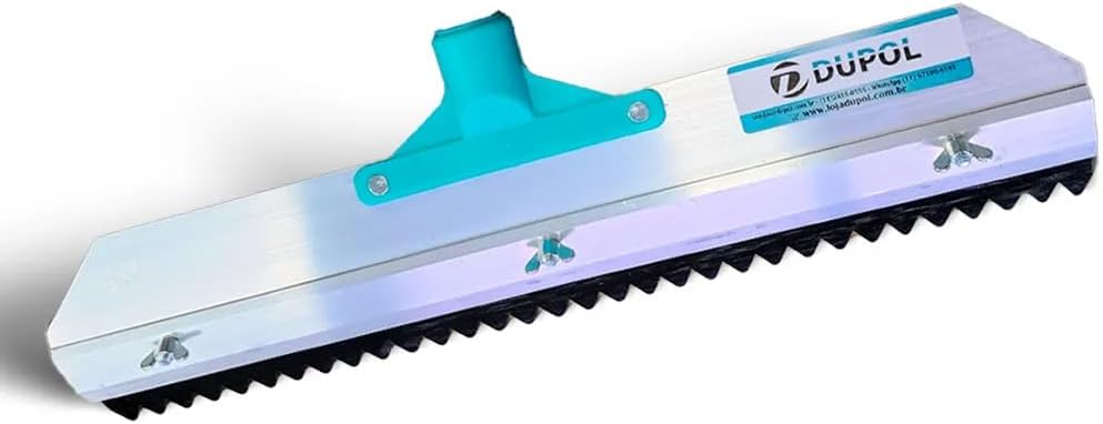 Epoxy Floor Notched Squeegee 16” – Serrated Floor Spreader for Self-Leveling, Urethane & Cement Coatings – Heavy Duty Contractor Tool DUPOL