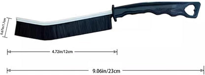 Window Track Cleaning Brush with Hidden Scraper for Sliding Door and Window Tracks, Shutters, Kitchen Sink Cleaning