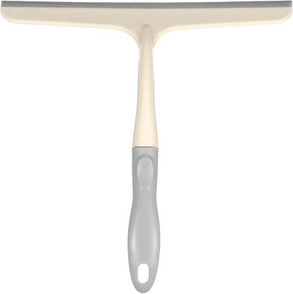 HARFINGTON Shower Squeegee 9.8 Inch Length Water Blade Cleaner Tool Household Mirror Squeegee with Hole for Windshield Window Cleaning Glass Door, Pink