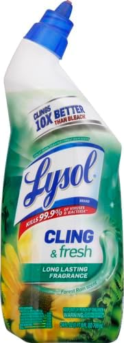 Lysol Cling Gel Toilet Bowl Cleaner, Country Scent, 24 Ounce (Pack of 3)