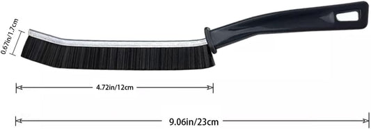 Window Track Cleaning Brush with Hidden Scraper for Sliding Door and Window Tracks, Shutters, Kitchen Sink Cleaning