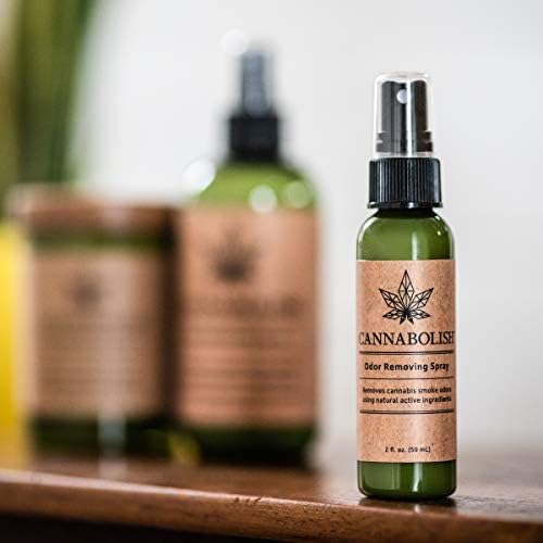 Cannabolish Lavender Odor Removing Spray and Air Freshener, 2 fl. oz. Travel Size