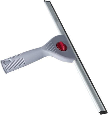 18" Heavy Duty Window Cleaning Squeegee Handheld Scraper for Glass Doors, Windows, Car Windshields (Black, 18IN/45CM)