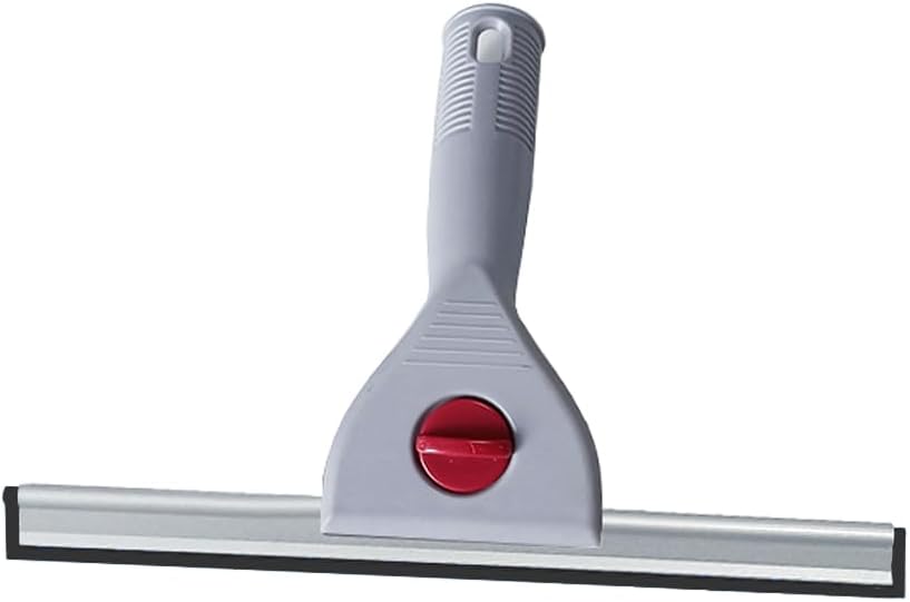18" Heavy Duty Window Cleaning Squeegee Handheld Scraper for Glass Doors, Windows, Car Windshields (Black, 18IN/45CM)