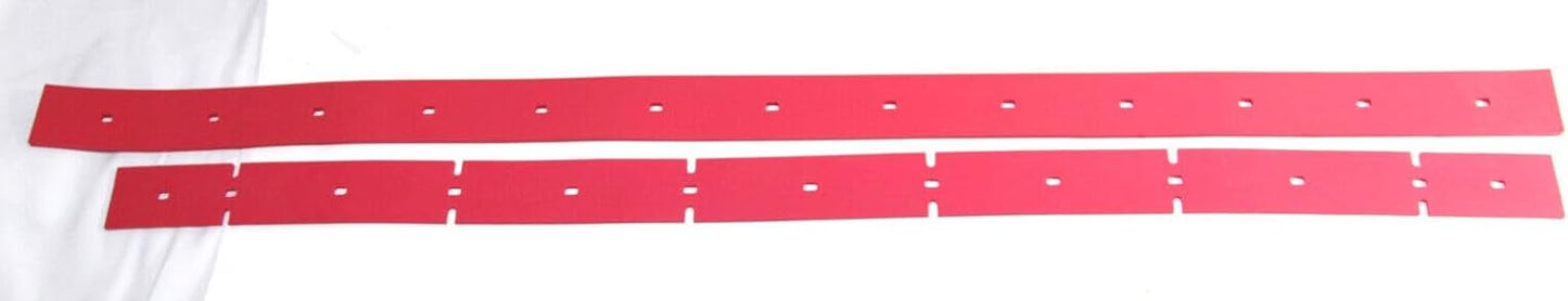 Floor Scrubber Rubber Squeegee Blade Kit (2pcs) for elife Model 300X (Squeegee 33" for 300X(MX3Z))