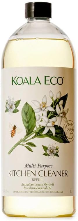 Koala Eco Multi-Purpose Kitchen Cleaner - with Australian Lemon Myrtle & Mandarin Essential Oil- 16 oz